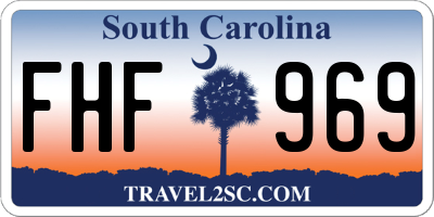 SC license plate FHF969