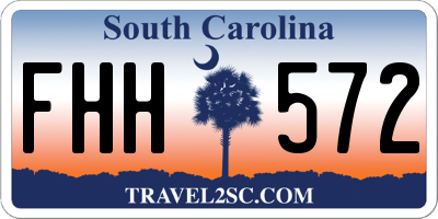 SC license plate FHH572