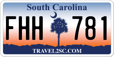 SC license plate FHH781