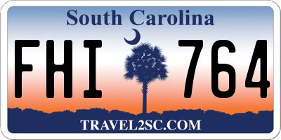 SC license plate FHI764