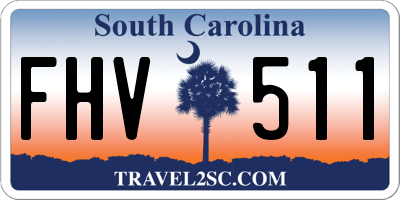 SC license plate FHV511
