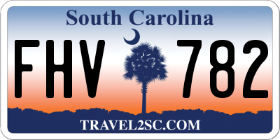 SC license plate FHV782