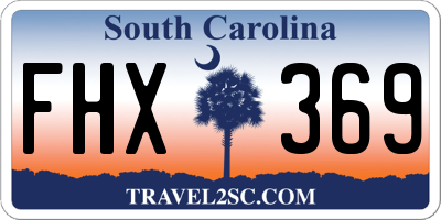 SC license plate FHX369
