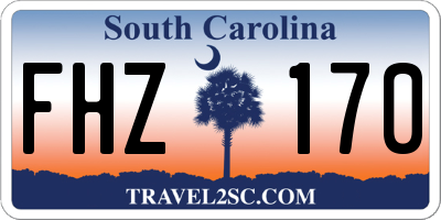 SC license plate FHZ170