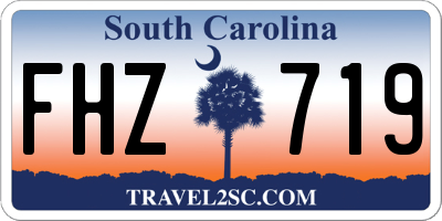 SC license plate FHZ719