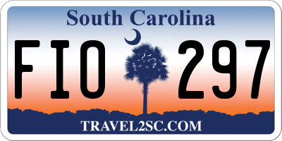 SC license plate FIO297