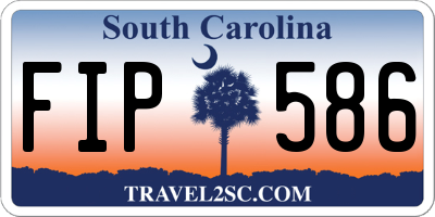 SC license plate FIP586