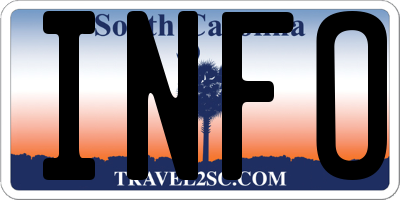 SC license plate INFO