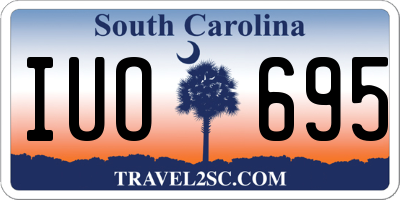 SC license plate IUO695