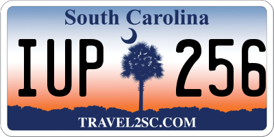 SC license plate IUP256
