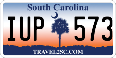 SC license plate IUP573