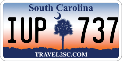 SC license plate IUP737