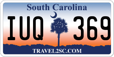 SC license plate IUQ369