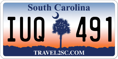 SC license plate IUQ491