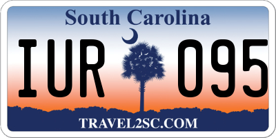 SC license plate IUR095