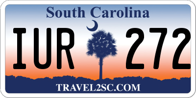 SC license plate IUR272