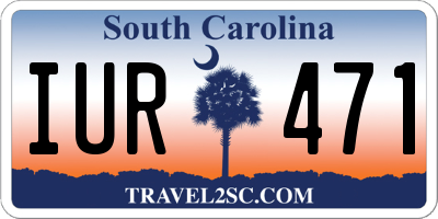 SC license plate IUR471