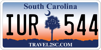 SC license plate IUR544