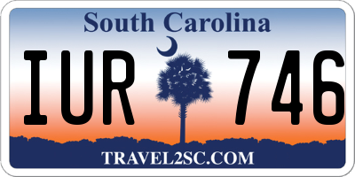 SC license plate IUR746