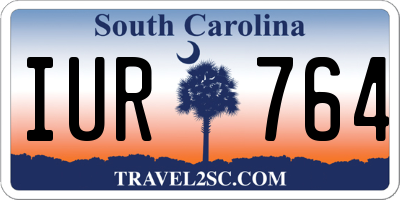 SC license plate IUR764