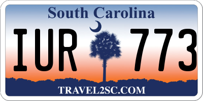 SC license plate IUR773