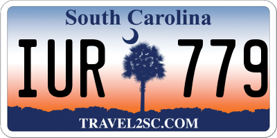 SC license plate IUR779