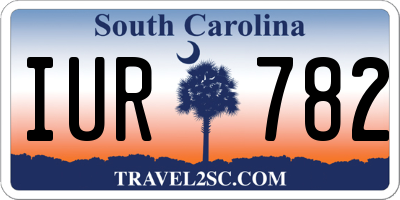 SC license plate IUR782