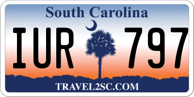 SC license plate IUR797