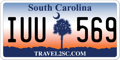 SC license plate IUU569