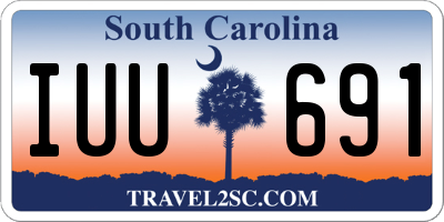 SC license plate IUU691