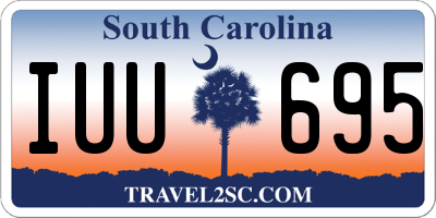 SC license plate IUU695