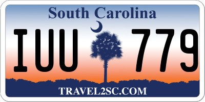 SC license plate IUU779