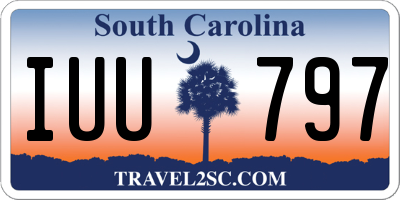SC license plate IUU797