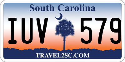 SC license plate IUV579