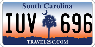 SC license plate IUV696