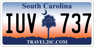 SC license plate IUV737