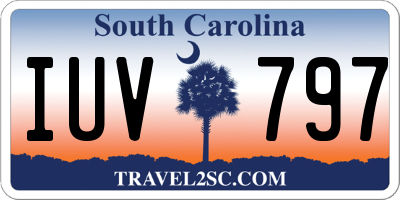 SC license plate IUV797