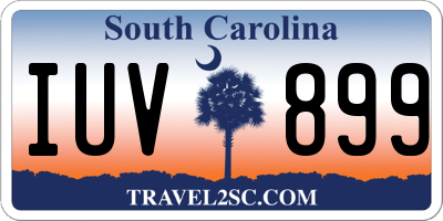 SC license plate IUV899