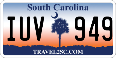 SC license plate IUV949