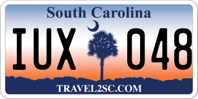 SC license plate IUX048