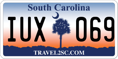 SC license plate IUX069