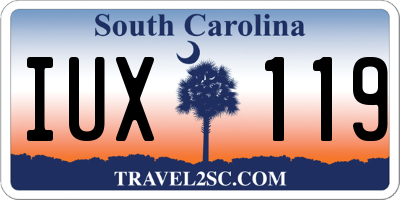 SC license plate IUX119