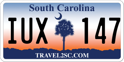 SC license plate IUX147