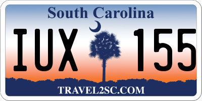 SC license plate IUX155
