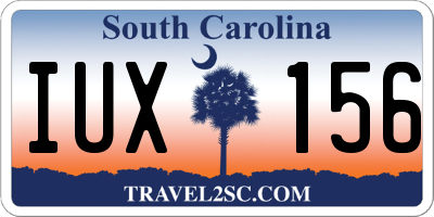 SC license plate IUX156