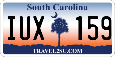 SC license plate IUX159