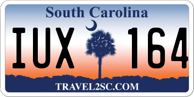 SC license plate IUX164