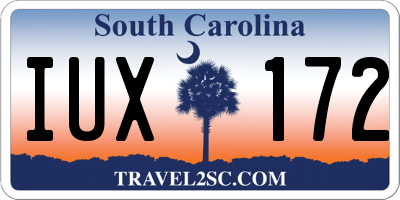 SC license plate IUX172