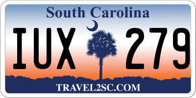 SC license plate IUX279