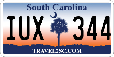 SC license plate IUX344